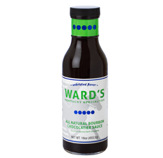 Ward's Kentucky Specialties All Natural Bourbon Chocolatier Sauce (16 oz. glass bottle)