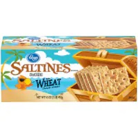 Any Brand of Wheat/Whole Grain Saltine Crackers (16 oz. box)
