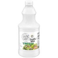 Any Brand of White Distilled Vinegar in Plastic Bottle (32 oz.)