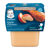 Gerber 2nd Foods Apples & Chicken Dinner (2 pack/3.5 oz.)