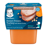 Gerber 2nd Foods Sweet Potatoes & Turkey w/ Whole Grains (2 pack/3.5 oz.)