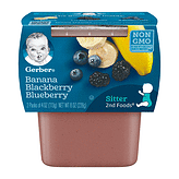 Gerber 2nd Foods Banana Blackberry Blueberry (2 pack/4 oz.)