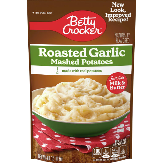 Betty Crocker Roasted Garlic Mashed Potatoes (4 oz. pouch)