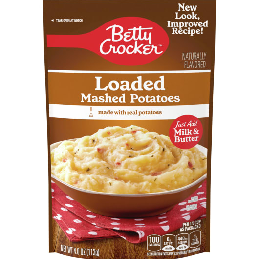 Betty Crocker Loaded Mashed Potatoes (4 oz. pouch)