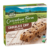 Cascadian Farm Organic Chewy Granola Bars Dark Chocolate Chip (6 - 1.2 oz Bars)