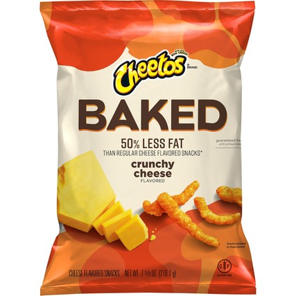 Cheetos Baked! Crunchy Cheese Flavored Snacks Original Flavor (7.625 oz.)