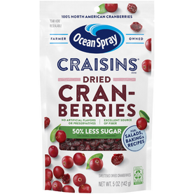 Ocean Spray Craisins 50% Less Sugar (5 oz.)