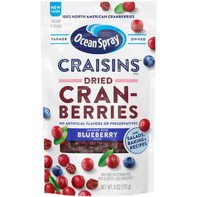 Ocean Spray Craisins Cranberries Blueberry Juice Infused (6 oz.)