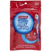 Colgate Wisp Max Fresh Brushes with Beads Peppermint (24 count pack)
