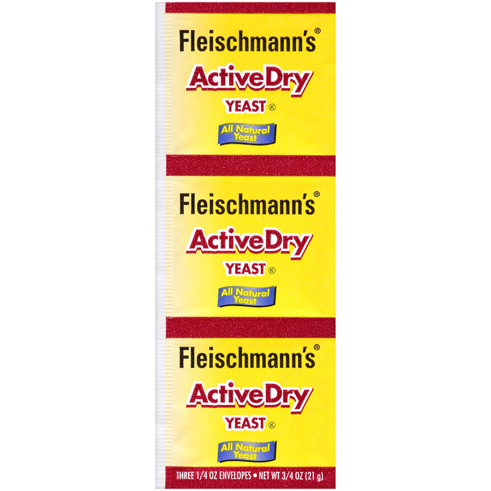 Fleischmann's Original Active Dry Yeast Strip (3 packets per strip)