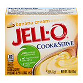 Jell-O Cook & Serve Banana Cream Pudding (3 oz.)