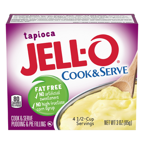 Jell-O Cook & Serve Fat Free Tapioca Pudding (3 oz.)
