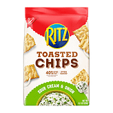 Nabisco Ritz Toasted Chips Sour Cream and Onion (8.1 oz. bag)