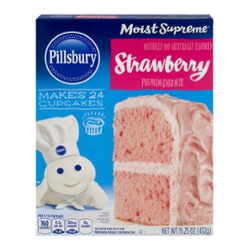 Pillsbury Moist Supreme Strawberry Cake Mix (15.25 oz.)