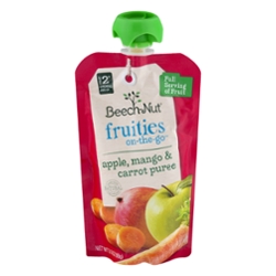 Beech-Nut Fruities On-The-Go Puree Apple, Mango & Carrot (3.5 oz. squeeze)