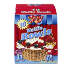 Joy Waffle Bowls (10 count)