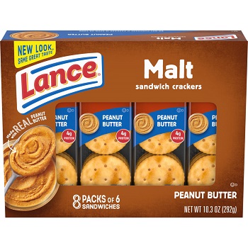 Lance Malt Peanut Butter Crackers (8 count)