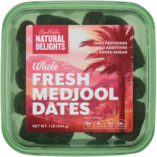 Bard Valley Natural Delights Whole Medjool Dates (16 oz. clamshell)