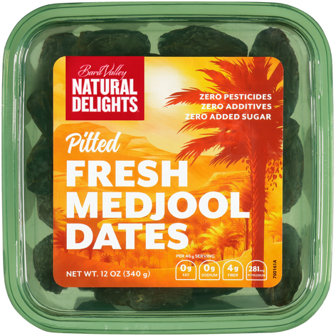 Bard Valley Natural Delights Pitted Medjool Dates (12 oz. clamshell)