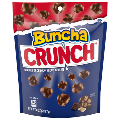 Buncha Crunch Bunchies of Crunchy Milk Chocolate (8 oz. pouch)