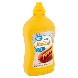 Any Brand of Yellow Squeeze Mustard (20 oz.)