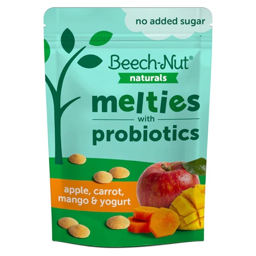 Beech-Nut Naturals Melties with Probiotics Apple, Carrot, Mango & Yogurt (1 oz. pouch)