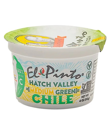 El Pinto Hatch Valley Medium Green Chile (4 oz. cup)