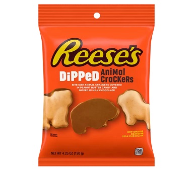 Reese's Dipped Milk Chocolate Peanut Butter Animal Crackers (4.25 oz.)