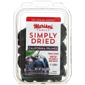 Mariani No Sugar Added Simply Dried California Prunes (13 oz. clamshell)