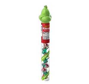 Hershey's How The Grinch Stole Christmas Kisses w/ Grinch Foils (2.08 oz. plastic candy cane)