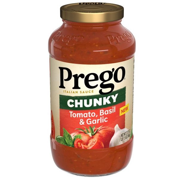 Prego Chunky Tomato, Basil & Garlic Pasta Sauce (24 oz.)
