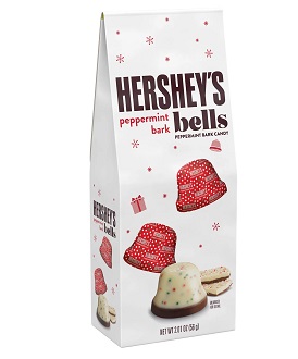 Hershey's Peppermint Bark Bells (2.01 tent box)