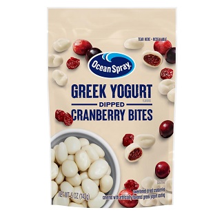 Ocean Spray Greek Yogurt Dipped Cranberry Bites (5 oz. pouch)