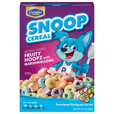 Broadus Foods Snoop Cereal Fruity Hoopz with Marshmallows Cereal (12 oz. box)
