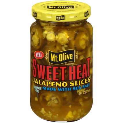 Mt. Olive Sweet Heat Jalapeno Slices Made w/ Sea Salt (12 oz.)