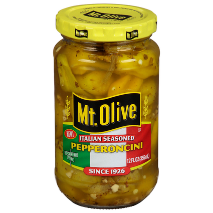 Mt Olive Italian Seasoned Pepperoncini (12 oz.)