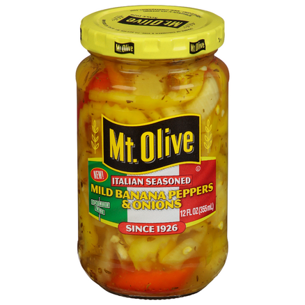 Mt. Olive Italian Seasoned Mild Banana Peppers & Onions (12 oz.)