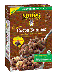 Annie's Homegrown Organic Cocoa Bunnies Cereal (10 oz.)