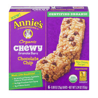 Annie's Homegrown Organic Chocolate Chip Chewy Granola Bars (6 count box)