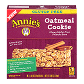 Annie's Homegrown Gluten Free Oatmeal Cookie Chewy Granola Bars (5 count box)