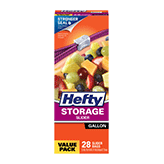 Hefty Storage Bags Gallon Size (30 count)