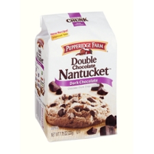 Pepperidge Farm Double Chocolate Nantucket Dark Chocolate Chocolate Chunk Crispy Cookies (7.75 oz.)