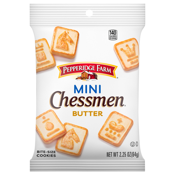 Pepperidge Farm Mini Chessman Butter Cookies (2.25 oz. peg bag)