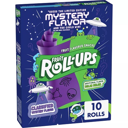 Betty Crocker Limited Edition Fruit Roll Ups Alien Encounters Guess The Mystery Flavor (10 count box)