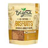 Purina Beyond All Natural Biscuits Chicken & Barley Recipe Dog Snack (9 oz. Pouch)