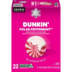 Dunkin' Polar Peppermint Limited Edition Coffee K-Cup Pods (22 count)