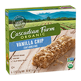Cascadian Farm Organic Chewy Granola Bars Vanilla Chip (6 - 1.2 oz Bars)
