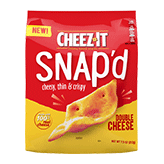 Cheez-It Snap'd Crackers Double Cheese (7.5 oz. bag)