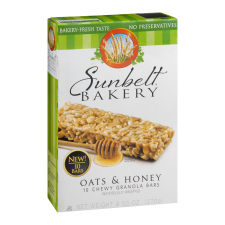Sunbelt Chewy Oats & Honey Granola Bars (10 count)