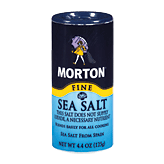 Morton Fine Sea Salt (4.4 oz. shaker)